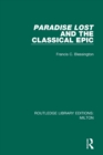 Paradise Lost and the Classical Epic - Book