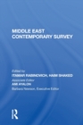 Middle East Contemporary Survey, Volume Xi, 1987 - Book