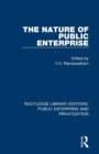 The Nature of Public Enterprise - Book