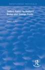 Oxford Poetry by Richard Eedes and George Peele - Book
