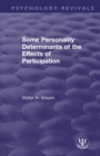 Some Personality Determinants of the Effects of Participation - Book