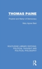 Thomas Paine : Prophet and Martyr of Democracy - Book