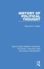 History of Political Thought - Book