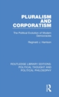Pluralism and Corporatism : The Political Evolution of Modern Democracies - Book