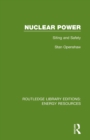 Nuclear Power : Siting and Safety - Book