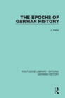The Epochs of German History - Book