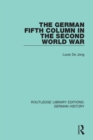 The German Fifth Column in the Second World War - Book