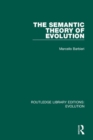 The Semantic Theory of Evolution - Book