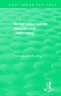 An Introduction to Educational Computing - Book