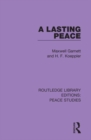 A Lasting Peace - Book