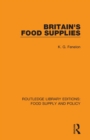 Britain's Food Supplies - Book