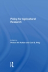 Policy For Agricultural Research - Book
