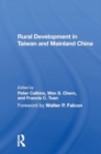 Rural Development In Taiwan And Mainland China - Book