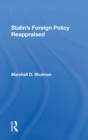Stalin's Foreign Policy Reappraised - Book