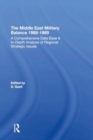 The Middle East Military Balance 1988-1989 - Book