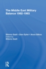 The Middle East Military Balance 1992-1993 - Book