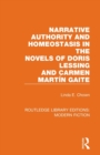 Narrative Authority and Homeostasis in the Novels of Doris Lessing and Carmen Martin Gaite - Book