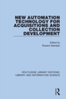 New Automation Technology for Acquisitions and Collection Development - Book