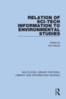 Relation of Sci-Tech Information to Environmental Studies - Book