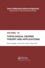 Topological Degree Theory and Applications - Book