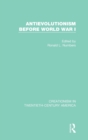 Antievolutionism Before World War I - Book