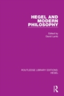 Hegel and Modern Philosophy - Book