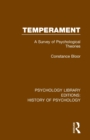 Temperament : A Survey of Psychological Theories - Book