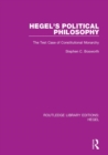 Hegel's Political Philosophy : The Test Case of Constitutional Monarchy - Book