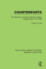 Counterparts : The Dynamics of Franco-German Literary Relationships 1770-1895 - Book