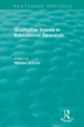 Qualitative Voices in Educational Research - Book