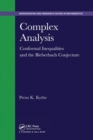 Complex Analysis : Conformal Inequalities and the Bieberbach Conjecture - Book