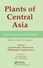 Plants of Central Asia - Plant Collection from China and Mongolia, Vol. 6 : Equisetaceae-Butomaceae Bibliography - Book