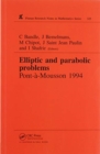 Elliptic and Parabolic Problems : Pont-A-Mousson 1994, Volume 325 - Book