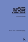 Moral Scepticism and Moral Knowledge - Book