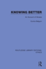 Knowing Better : An Account of Akrasia - Book