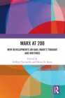 Marx at 200 : New Developments on Karl Marx’s Thought and Writings - Book