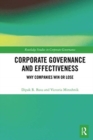 Corporate Governance and Effectiveness : Why Companies Win or Lose - Book