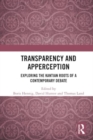Transparency and Apperception : Exploring the Kantian Roots of a Contemporary Debate - Book