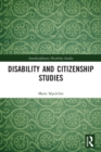 Disability and Citizenship Studies - Book