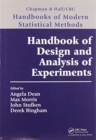 Handbook of Design and Analysis of Experiments - Book