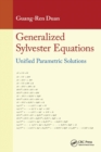 Generalized Sylvester Equations : Unified Parametric Solutions - Book