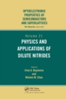 Physics and Applications of Dilute Nitrides - Book