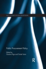 Public Procurement Policy - Book