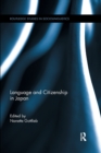 Language and Citizenship in Japan - Book