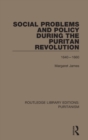 Social Problems and Policy During the Puritan Revolution - Book