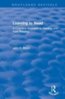 Learning to Read : A Cognitive Approach to Reading and Poor Reading - Book