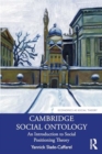 Cambridge Social Ontology : An Introduction to Social Positioning Theory - Book