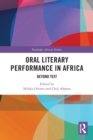 Oral Literary Performance in Africa : Beyond Text - Book