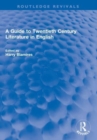 A Guide to Twentieth Century Literature in English - Book