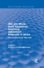IMF and World Bank Sponsored Structural Adjustment Programs in Africa : Ghana's Experience, 1983-1999 - Book